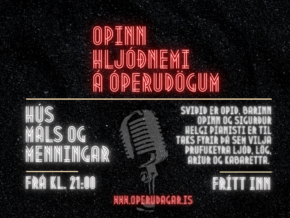 Opinn hljóðnemi